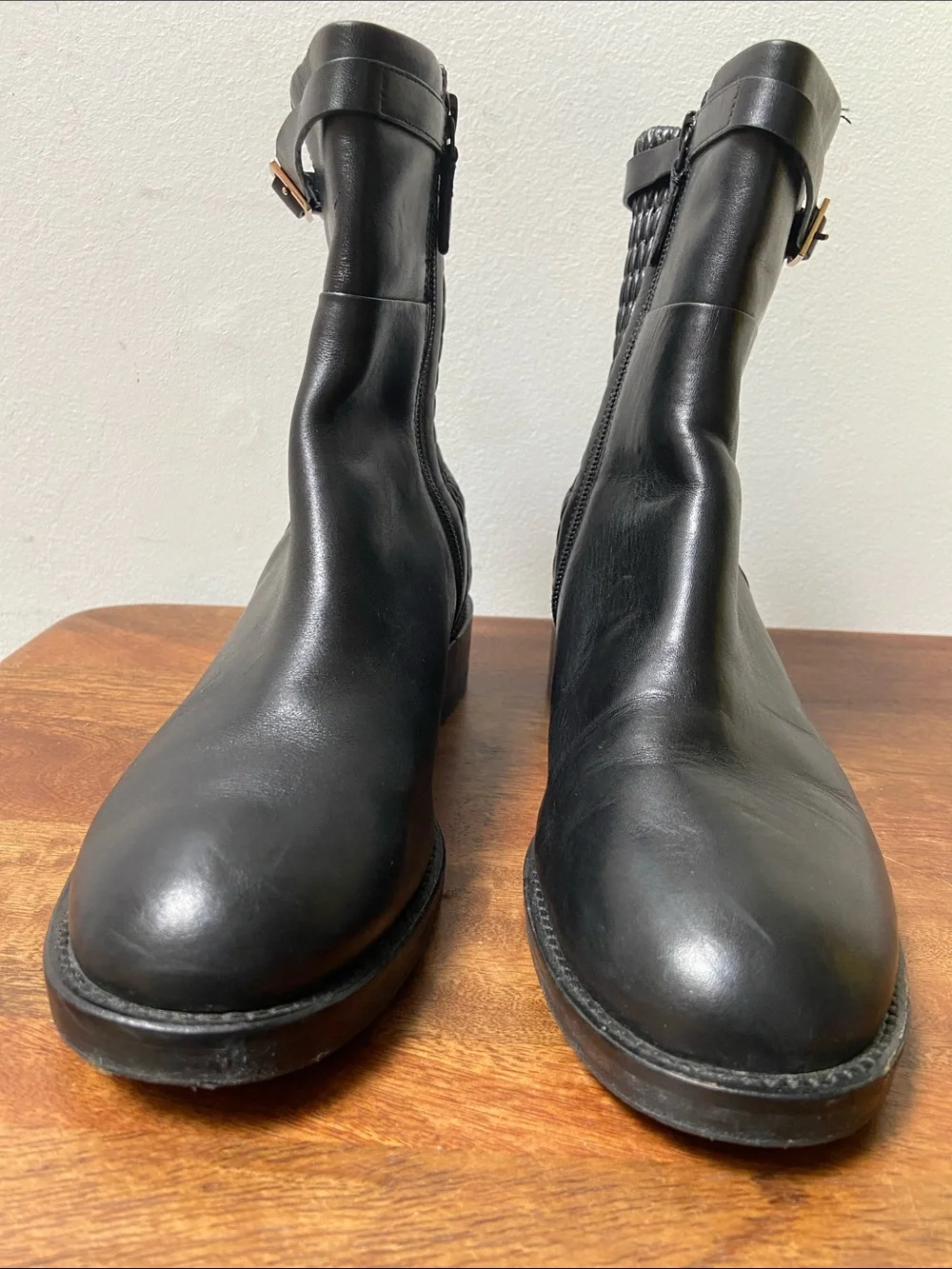 Cole Haan Lexi Grand Stretch Black Leather Ankle Boots